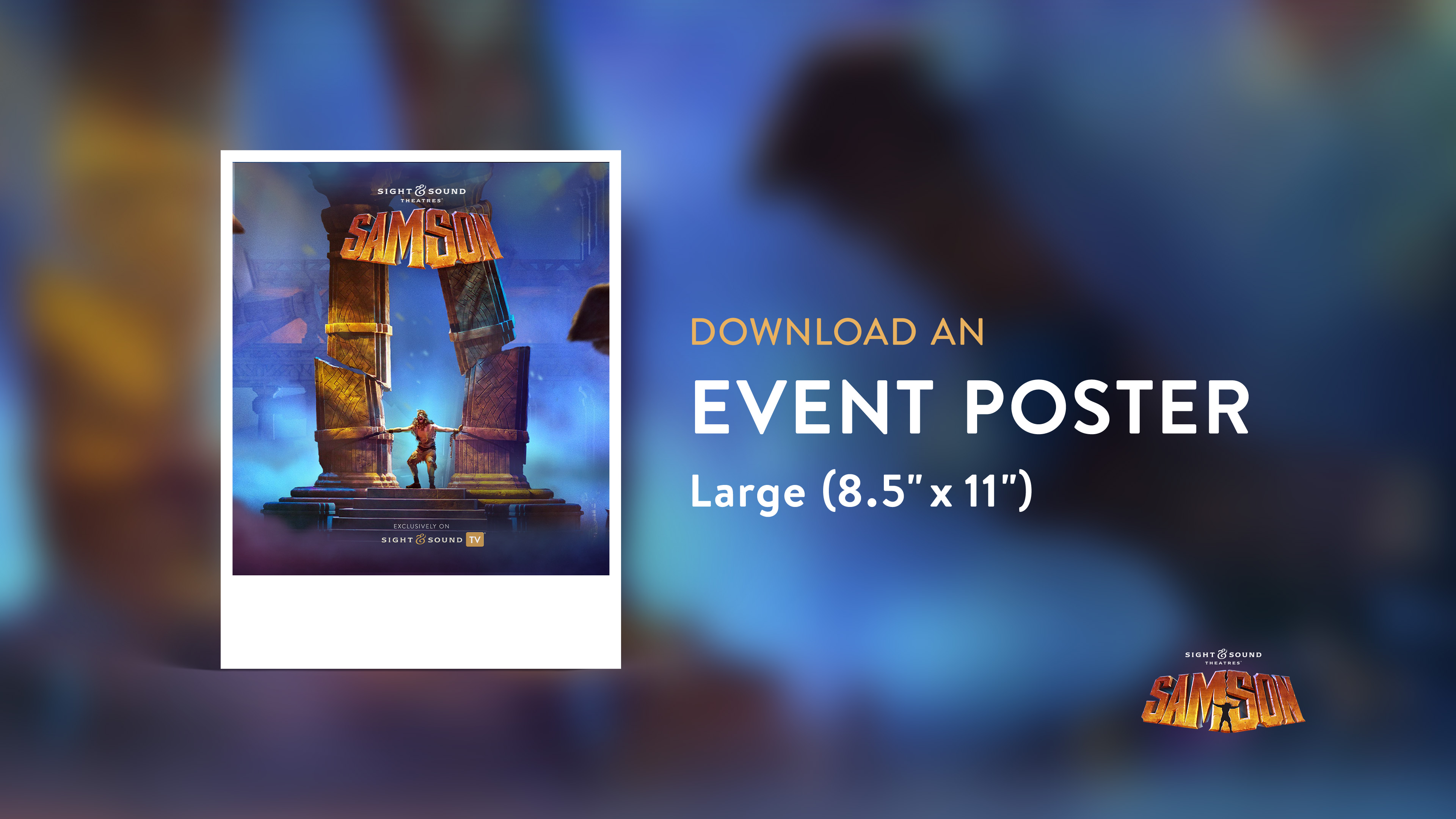 SAMSON | Event Poster (8.5" x 11")