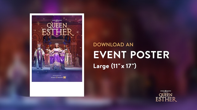 QUEEN ESTHER | Event Poster (11" x 17")