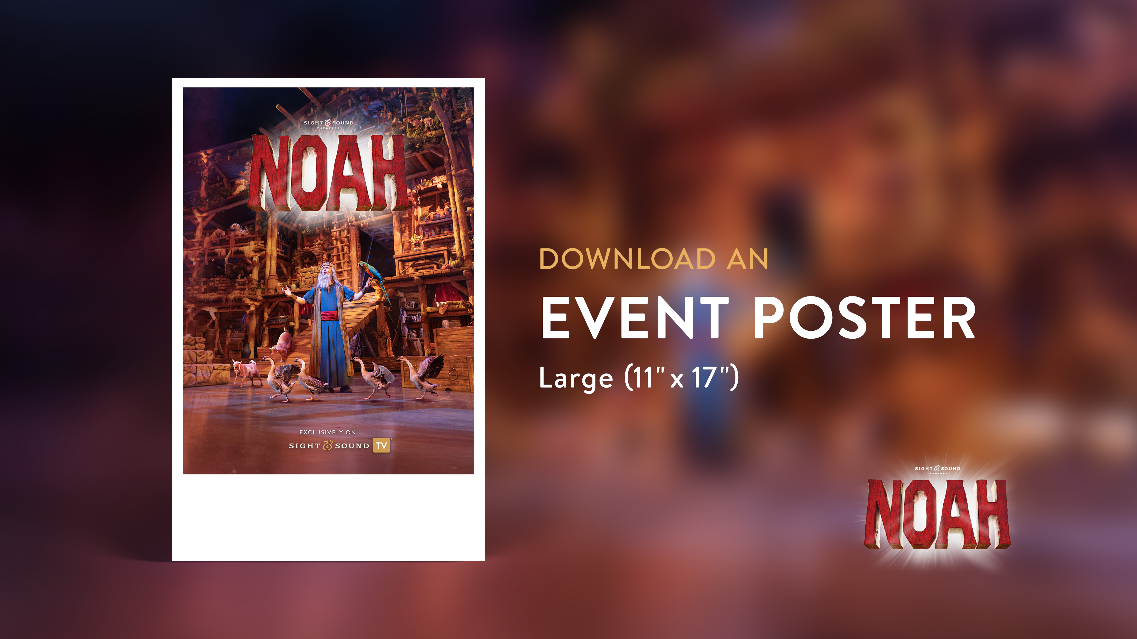 NOAH | Event Poster (11" x 17")