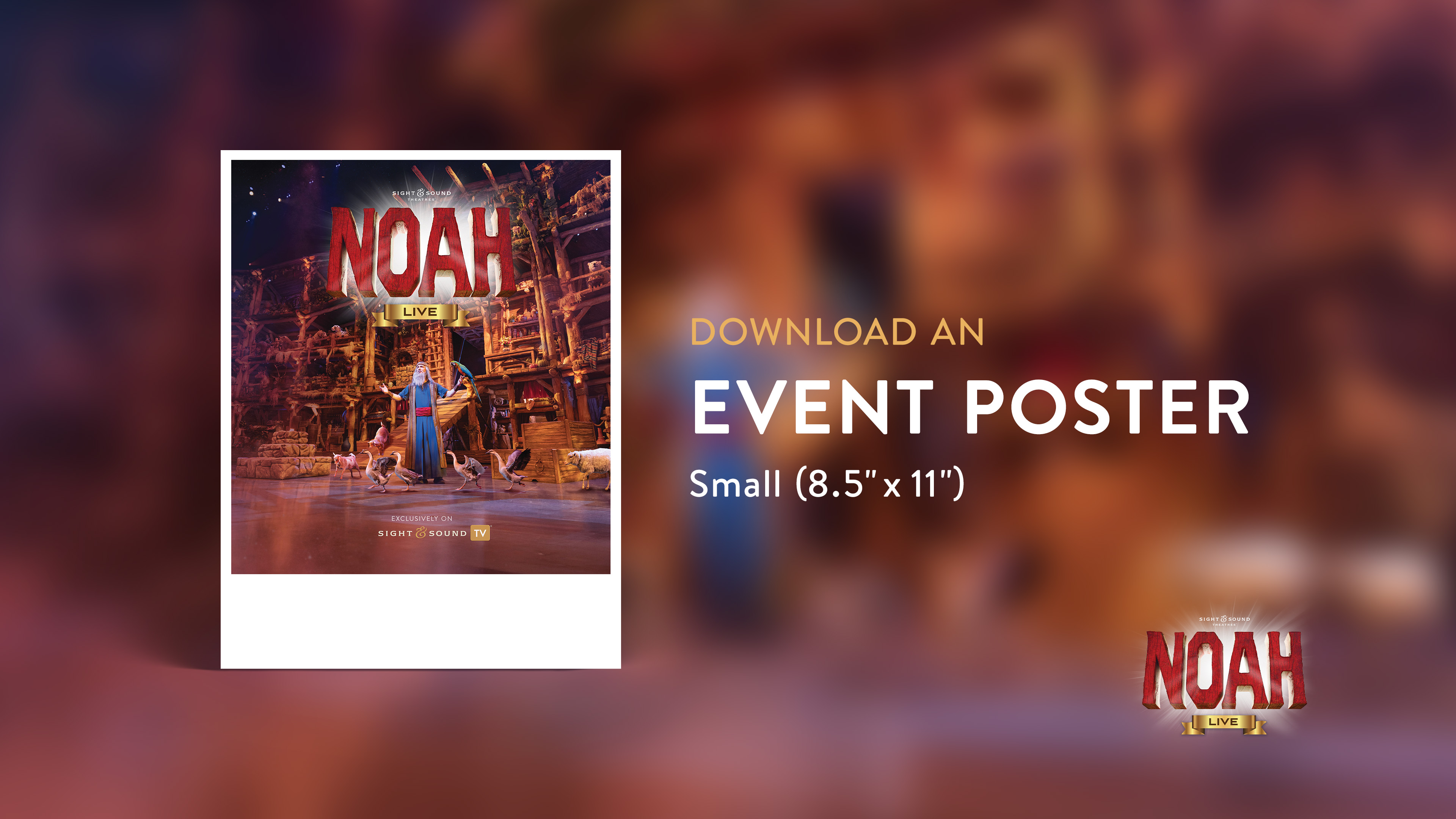 NOAH—Live! | Event Poster (8.5" x 11")