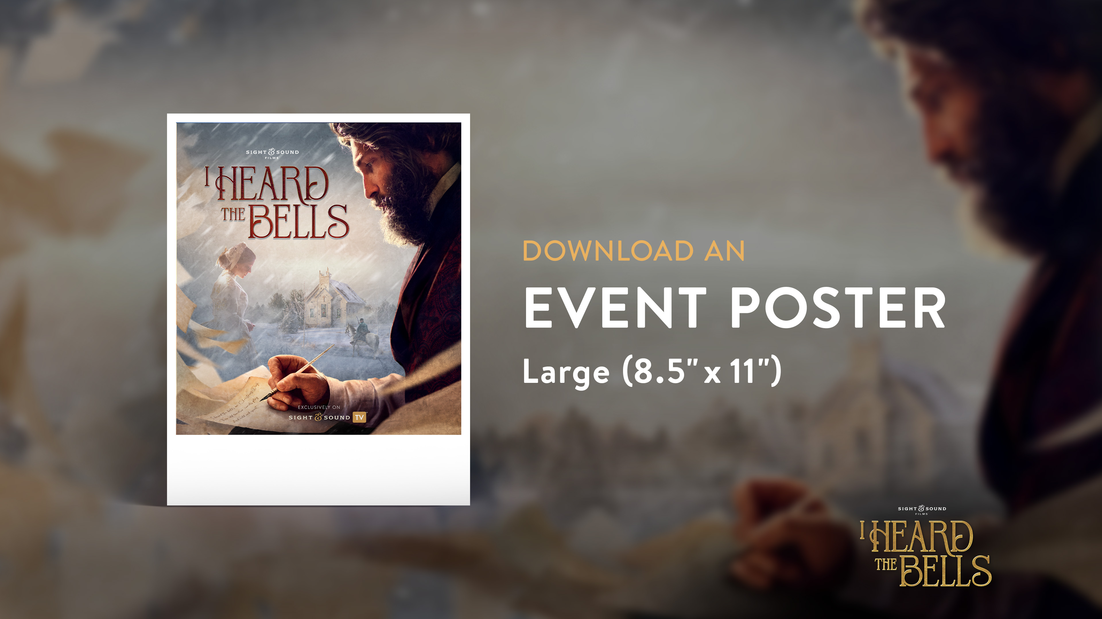 I HEARD THE BELLS | Event Poster (8.5" x 11")