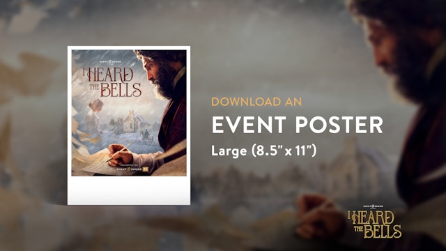 I HEARD THE BELLS | Event Poster (8.5" x 11")