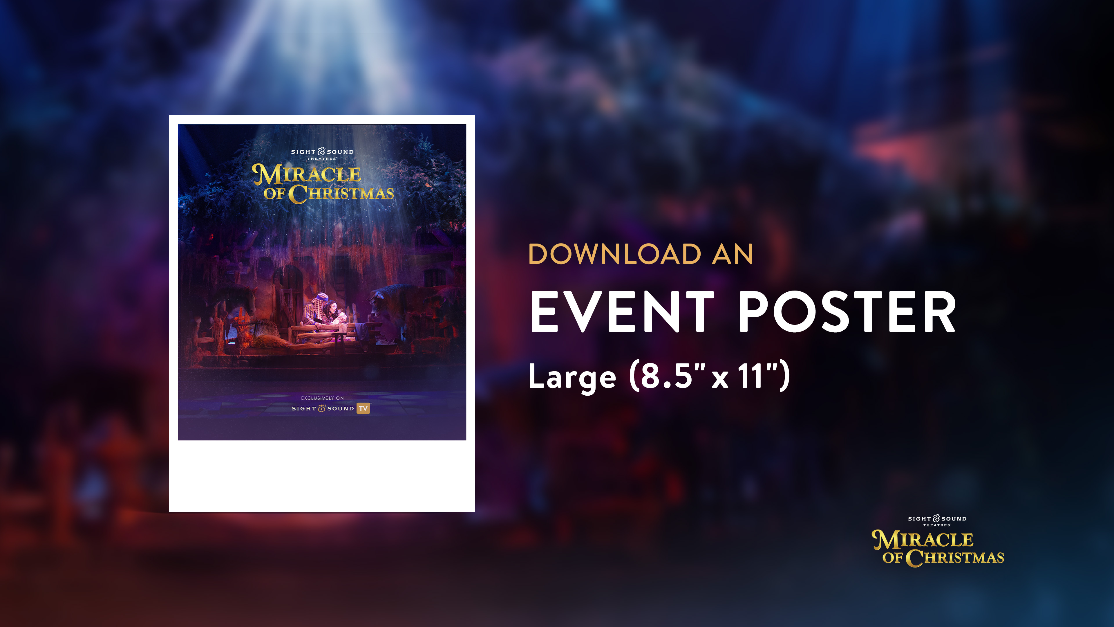MIRACLE OF CHRISTMAS | Event Poster (8.5"x11")