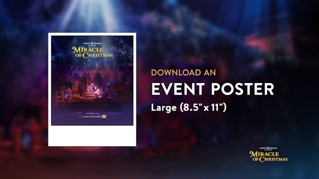 MIRACLE OF CHRISTMAS | Event Poster (8.5"x11")