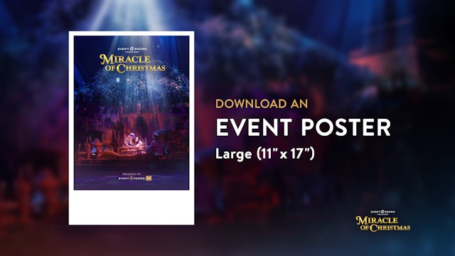 MIRACLE OF CHRISTMAS | Event Poster (11"x17")