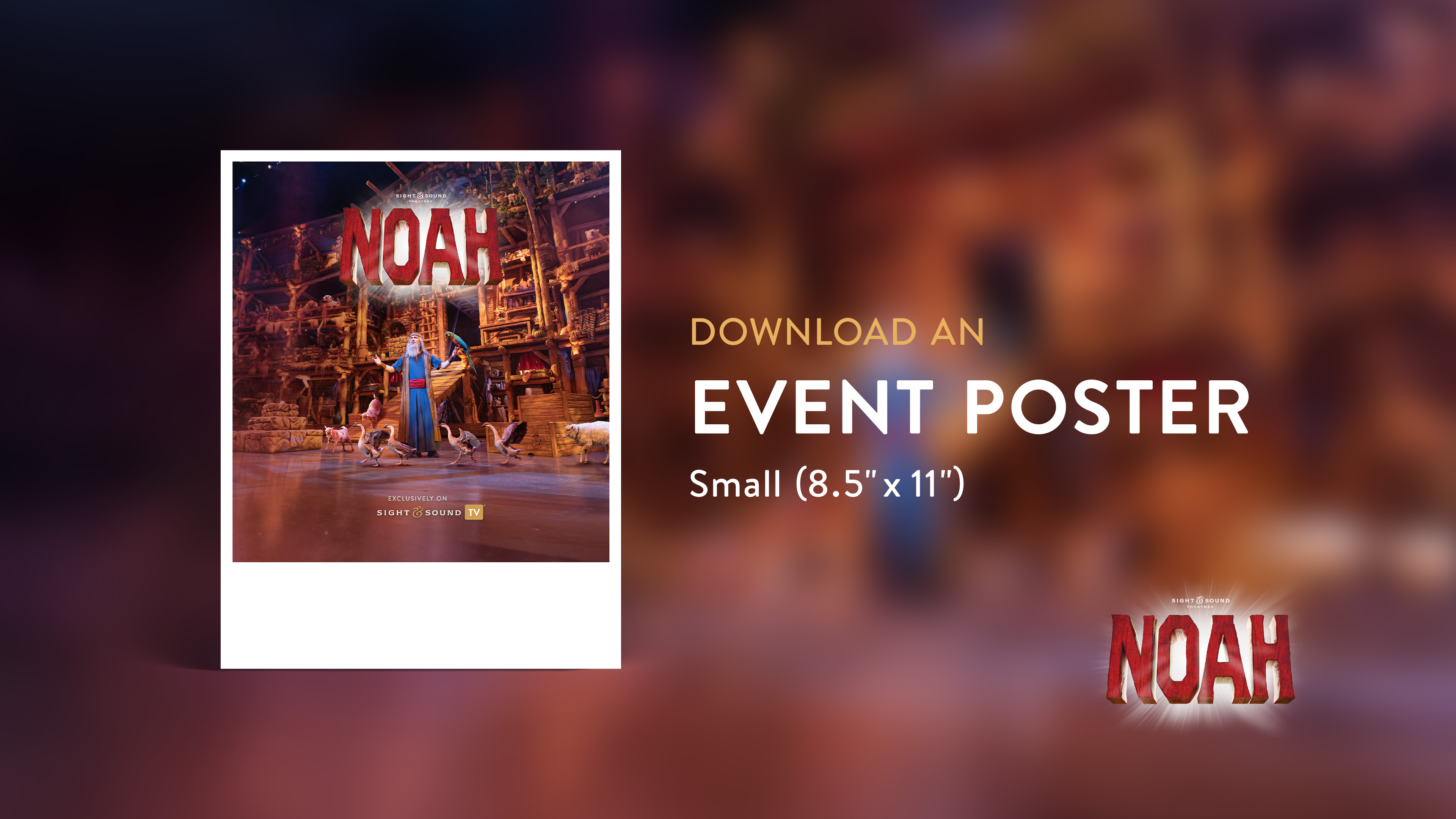NOAH | Event Poster (8.5" x 11")