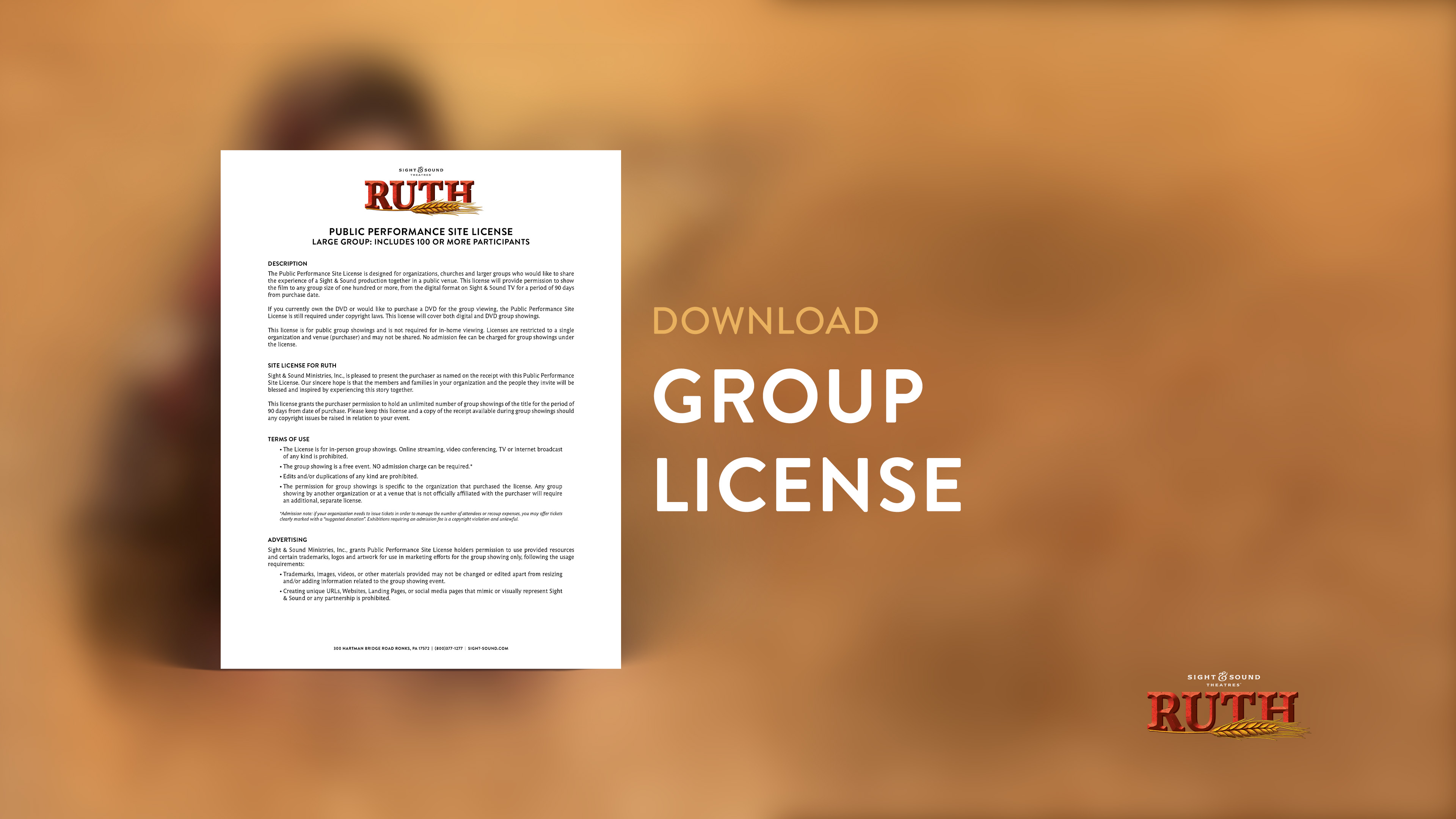 RUTH | Large Group License