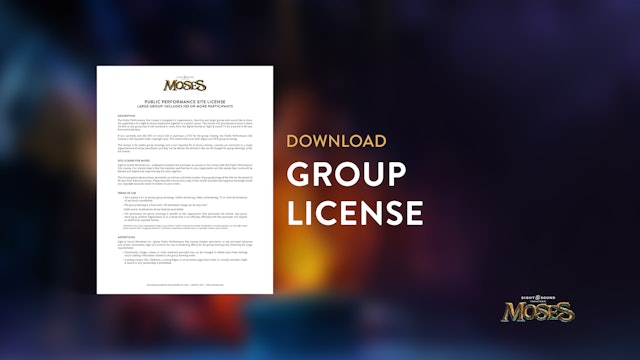 MOSES | Standard Group License