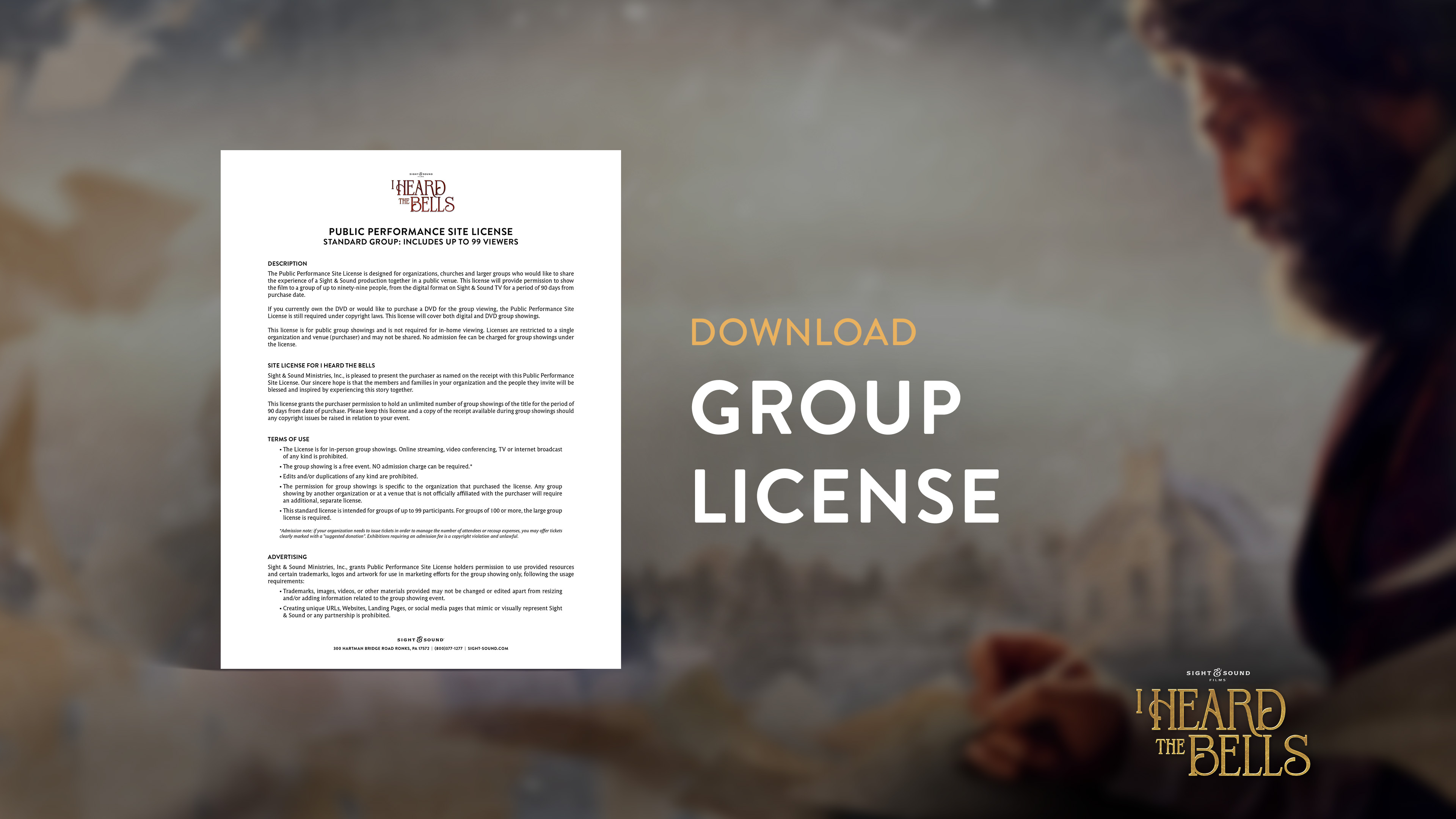 I HEARD THE BELLS | Standard Group License