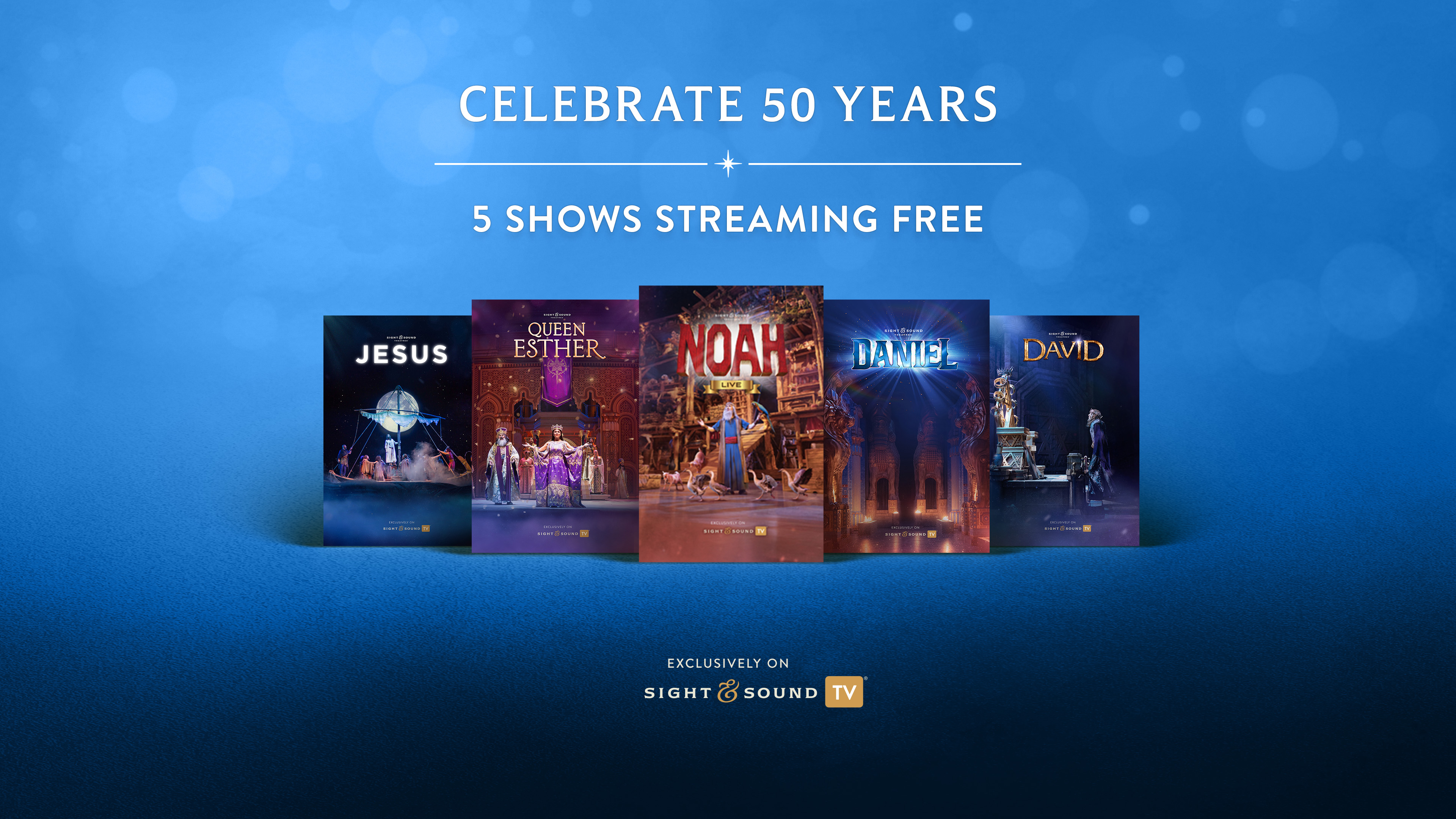 Celebrate 50 Years - 5 Shows Streaming Free