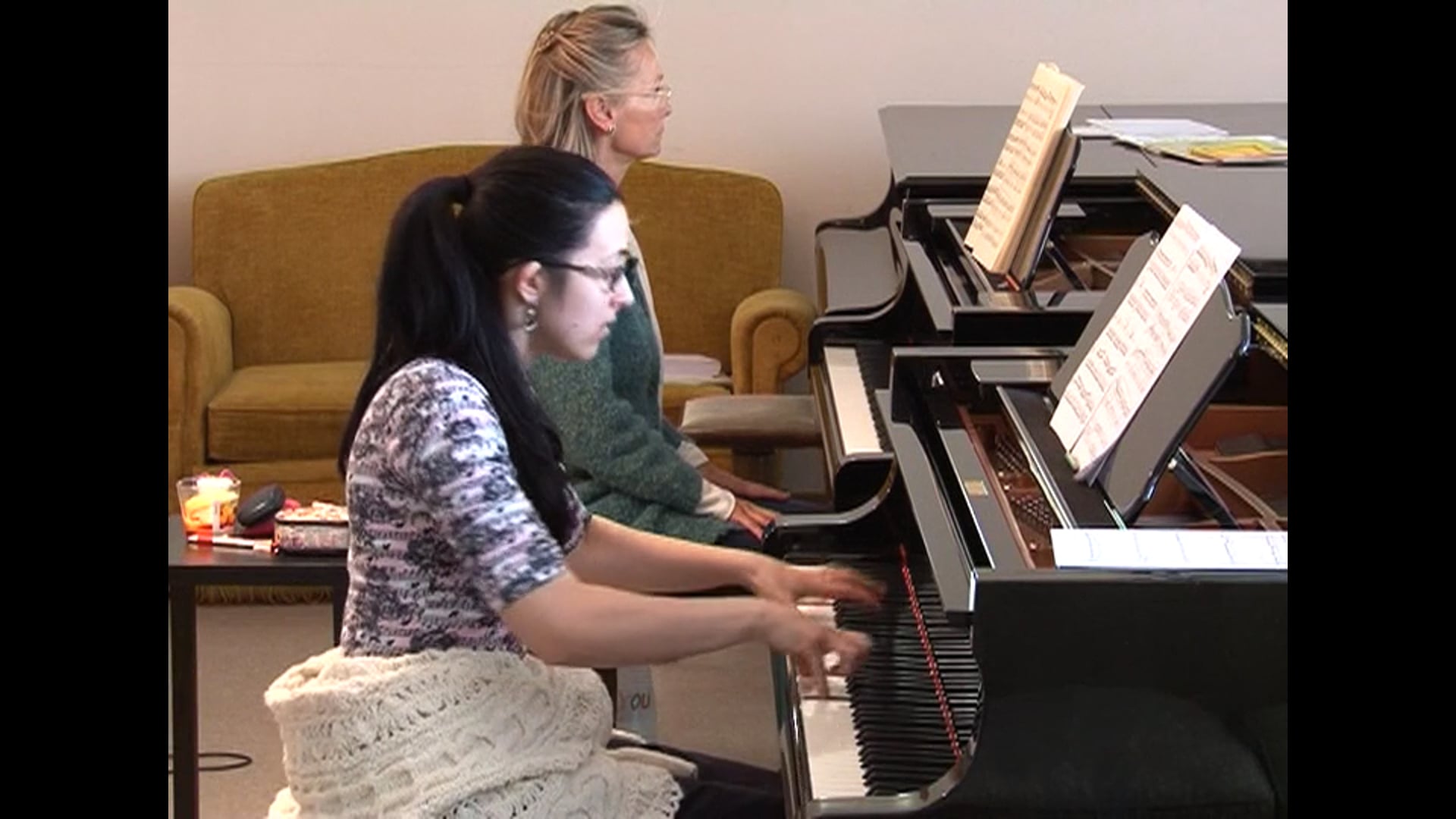 18) Articulate the music toward the 3d beat of the measure