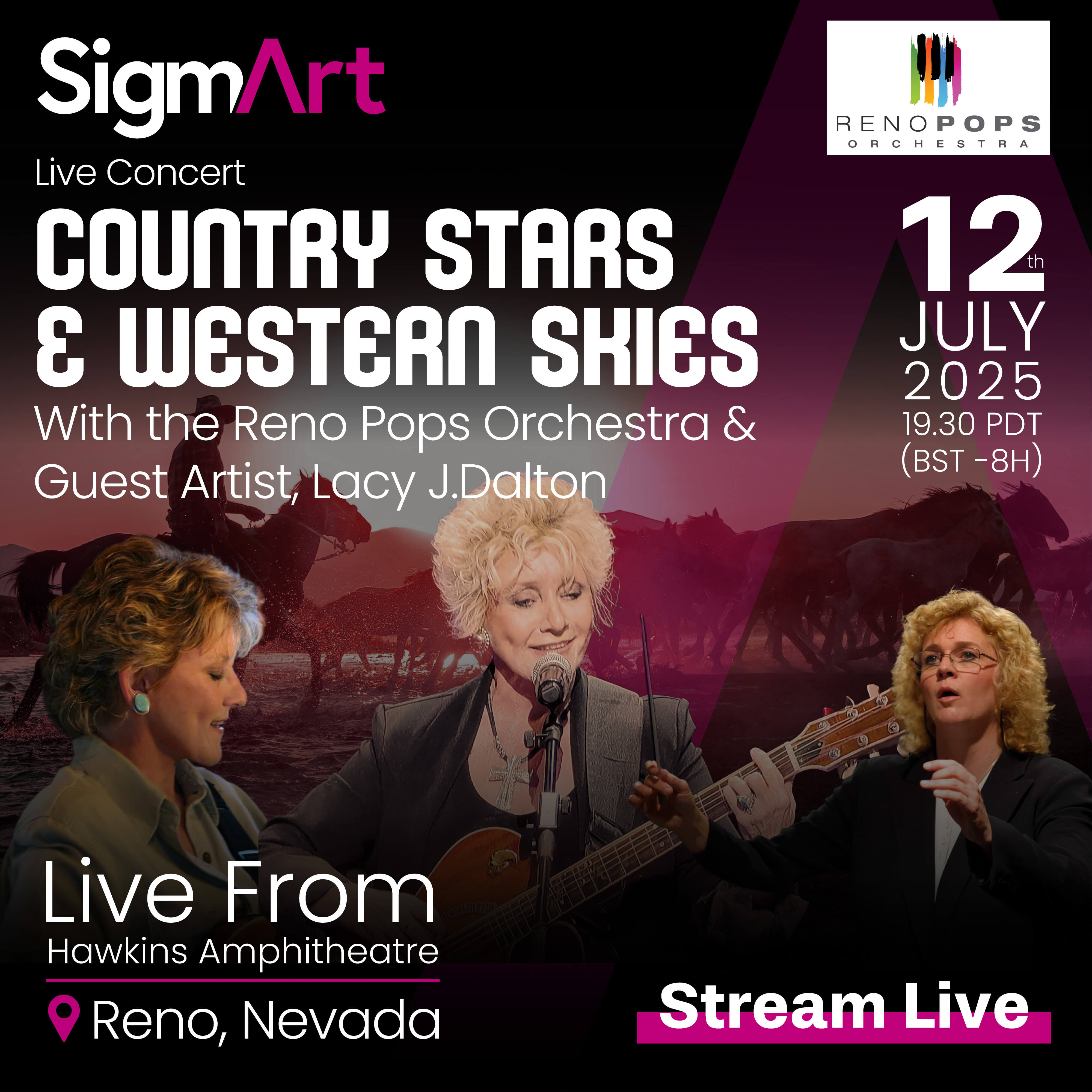 Live Concert "COUNTRY STARS & WESTERN SKIES"