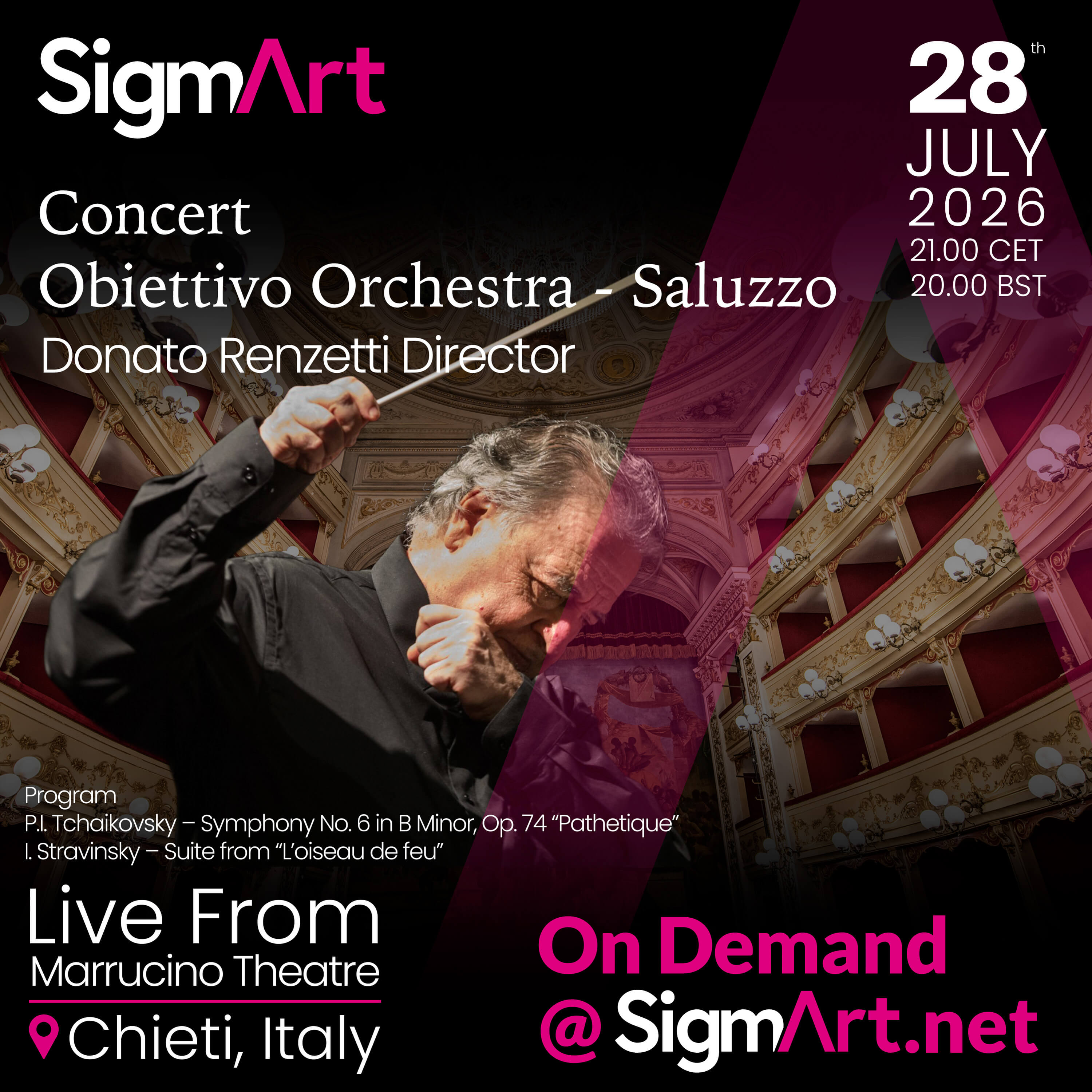 Donato Renzetti conducts Tchaikovsky & Stravinsky
