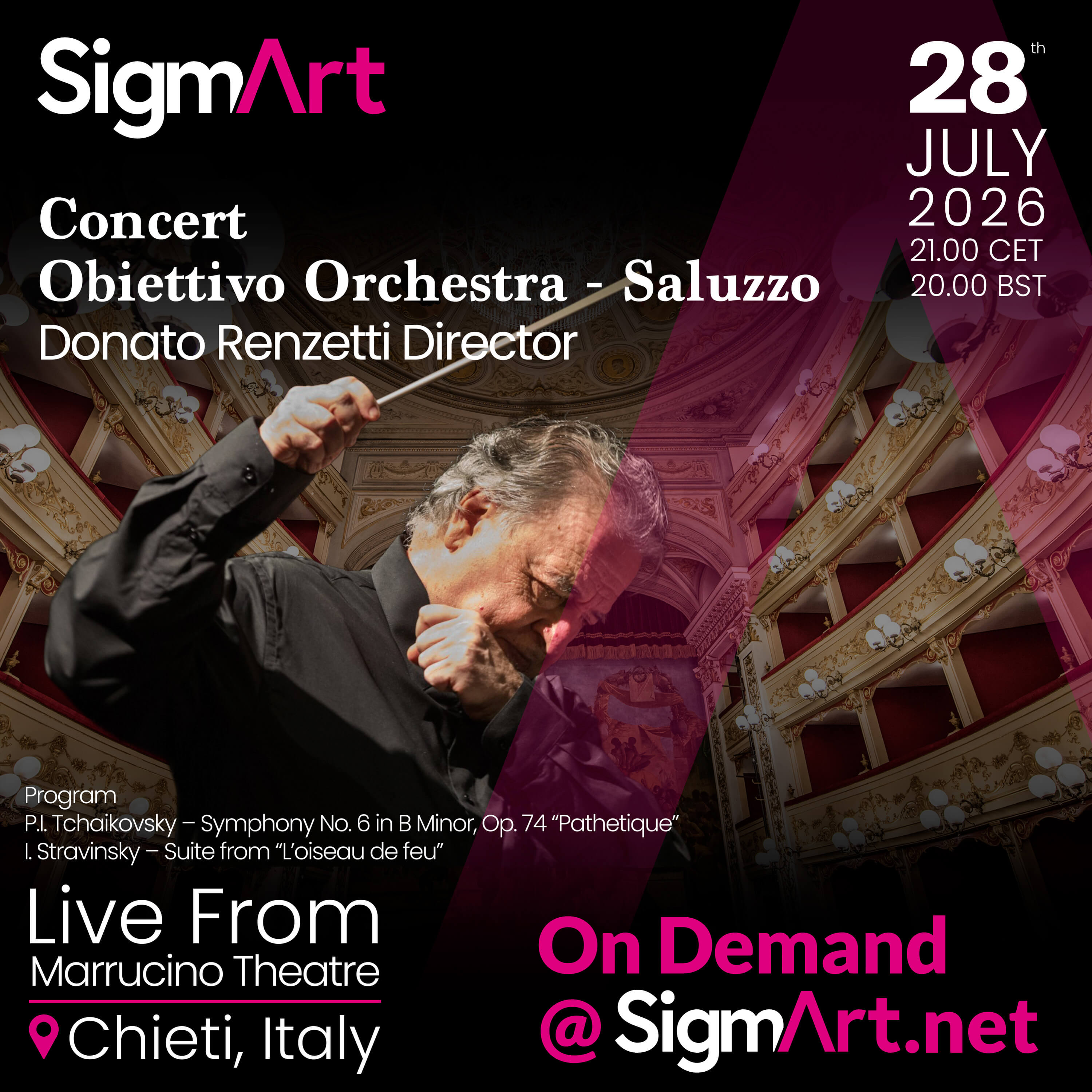 Donato Renzetti conducts Tchaikovsky & Stravinsky