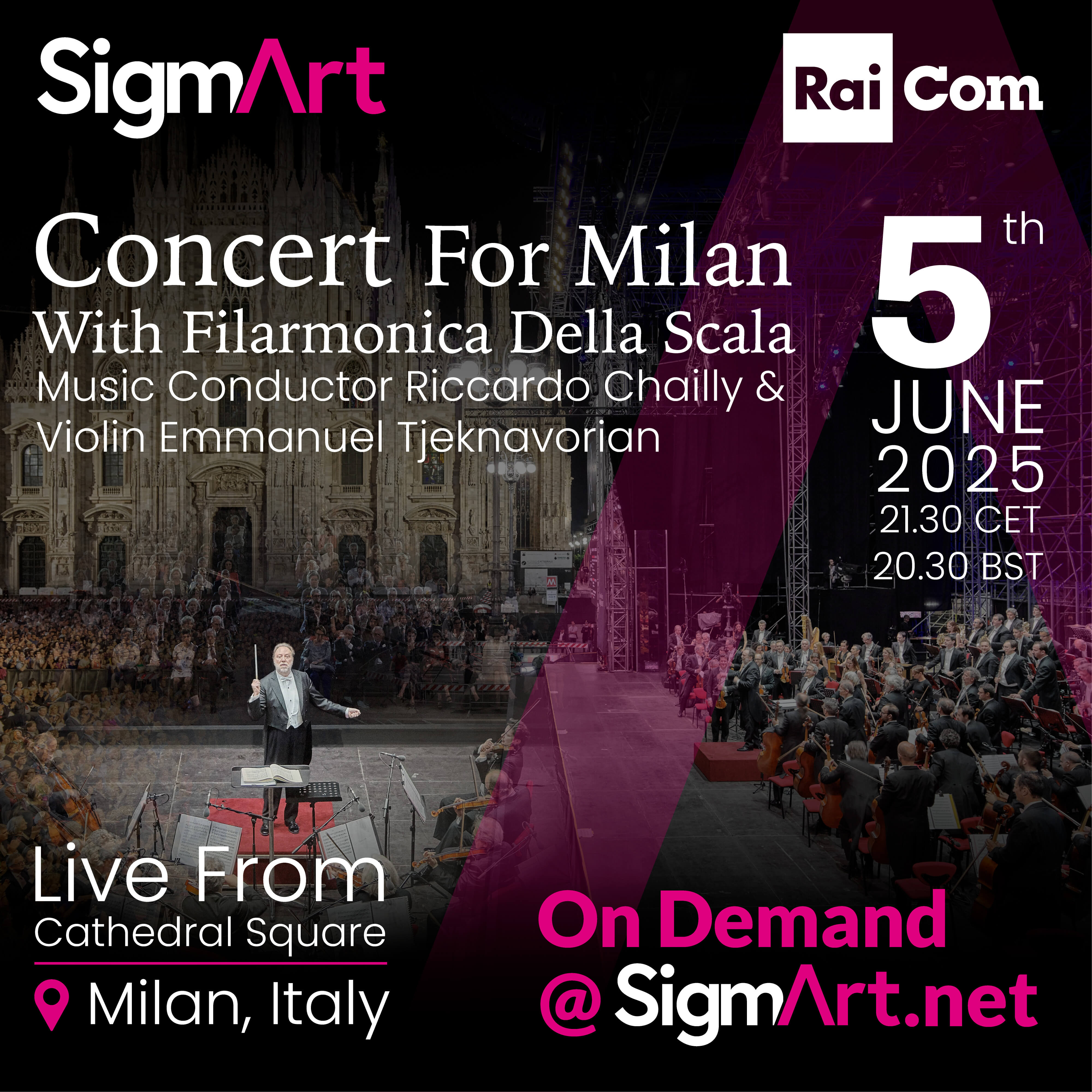 Concert for Milan with Filarmonica della Scala