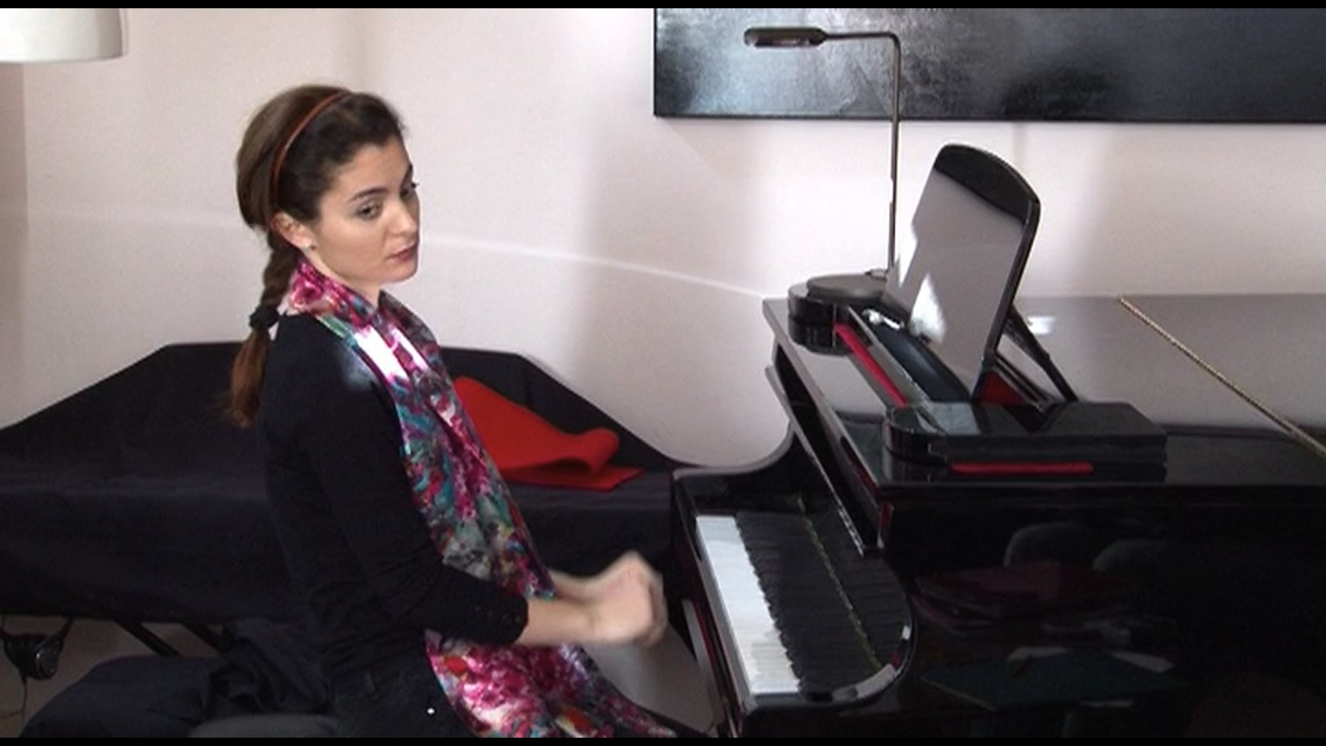 7) Second movement: in a measure of three beats, organization of each beat