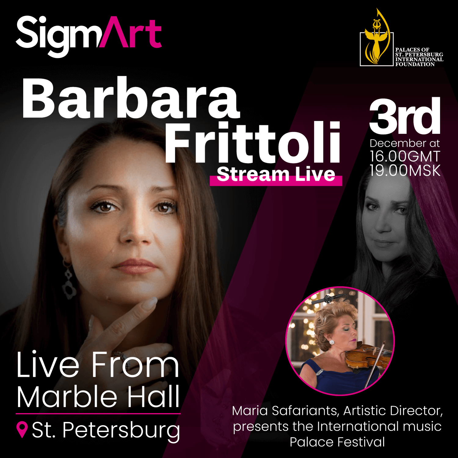 Famous Soprano BARBARA FRITTOLI Live Concert from St. Petersburg