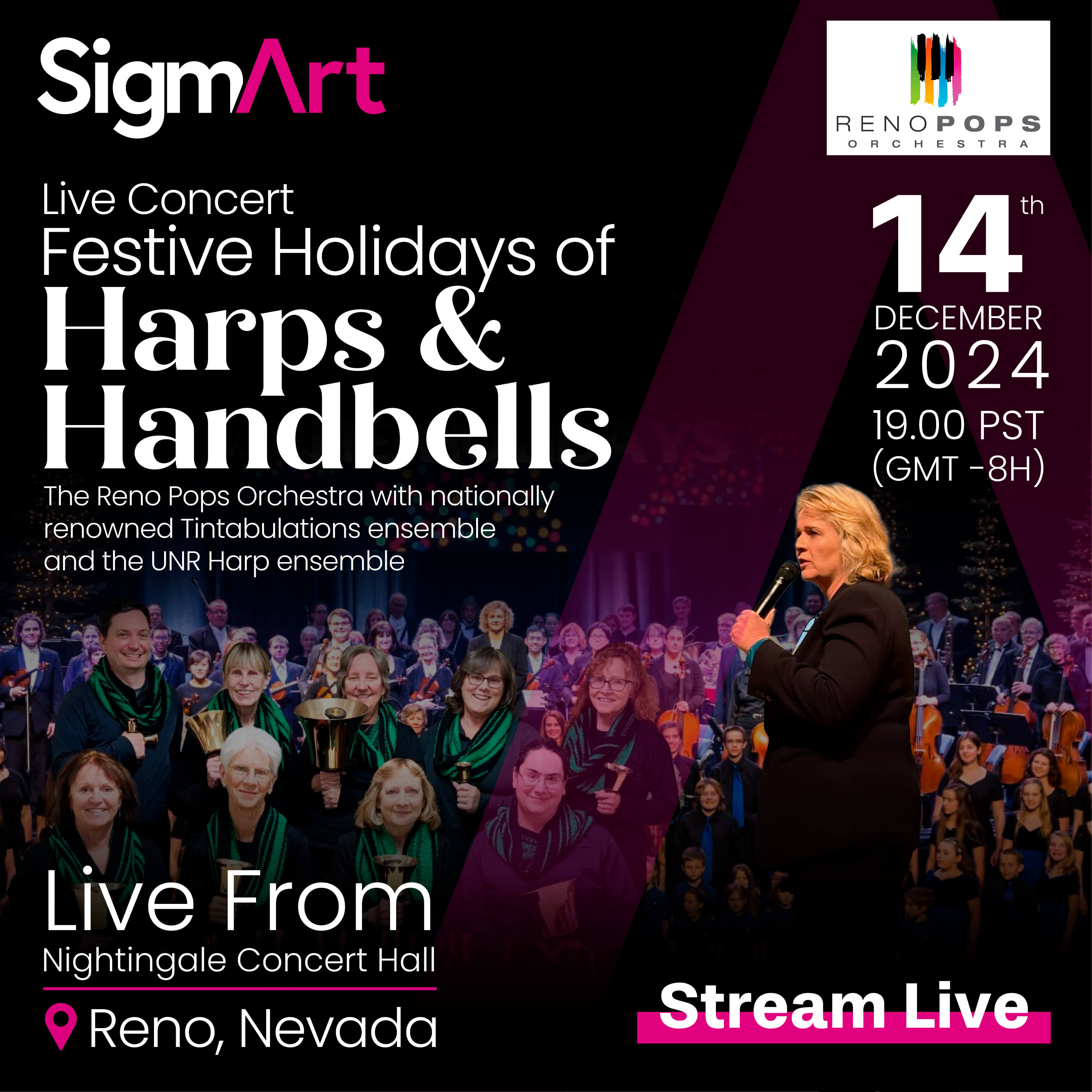 Live Concert “Festive Holidays: Of Harps and Handbells”