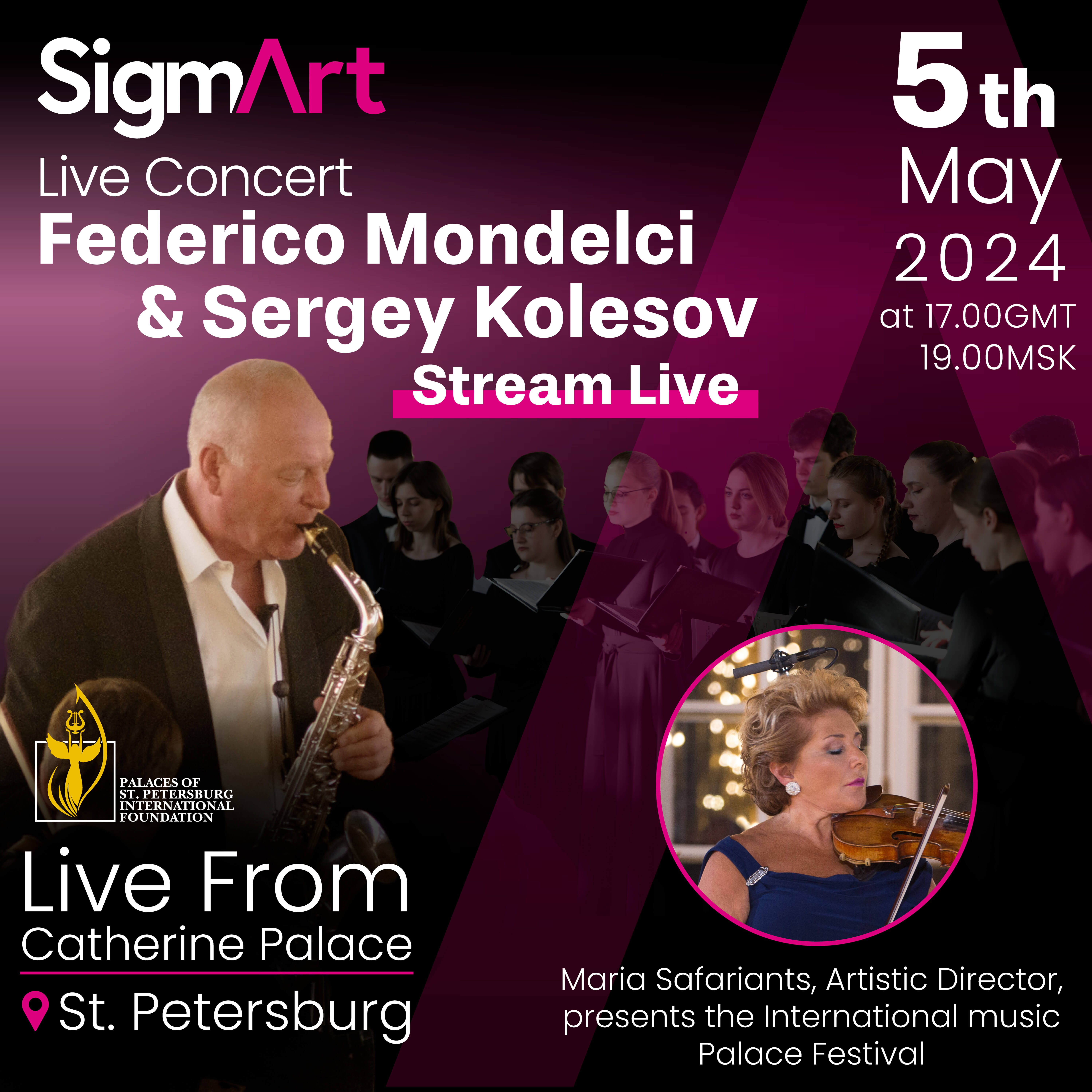 Live Concert Golden Saxophone Award Federico Mondelci and Sergey Kolesov