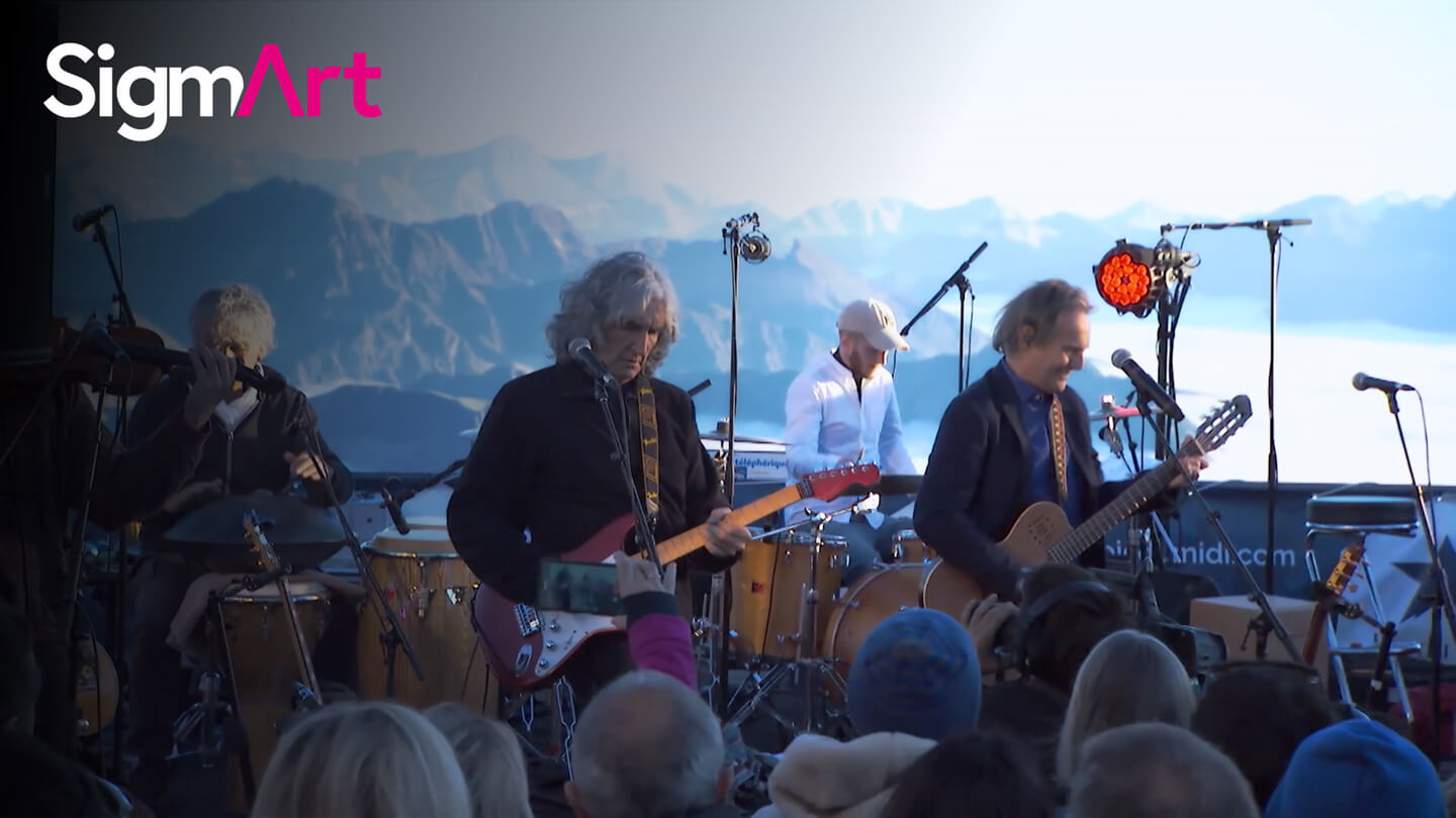 MURRAY HEAD Scenographic Concert at the Mont Blanc