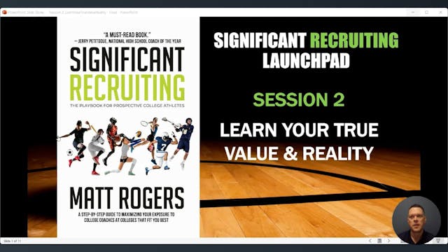 2. Session #2:  Learn Your True Value...