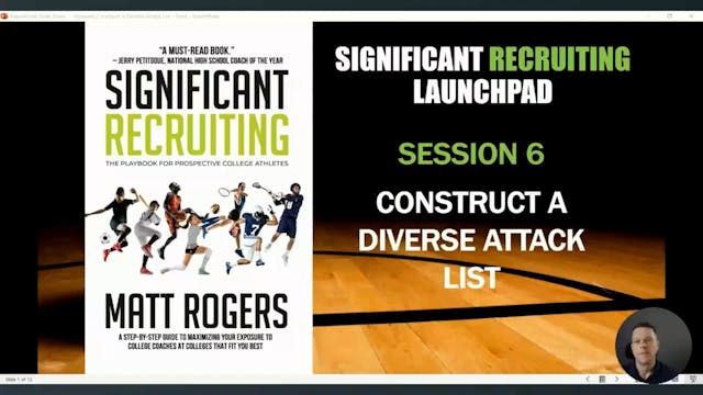 6. Session #6: Construct A Diverse At...