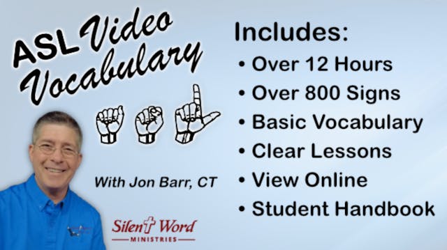 ASL Video Vocabulary Online