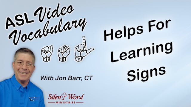 Help for Learning Signs