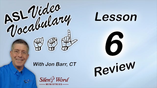 VV - Lesson 06 Review