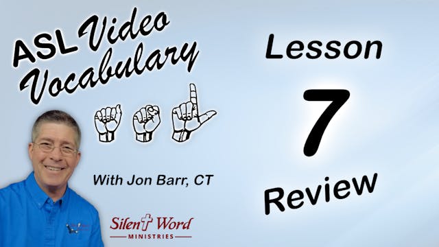 VV - Lesson 07 Review