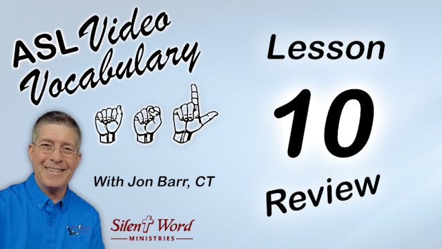 VV - Lesson 10 Review