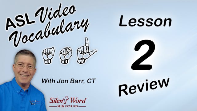 VV - Lesson 02 Review