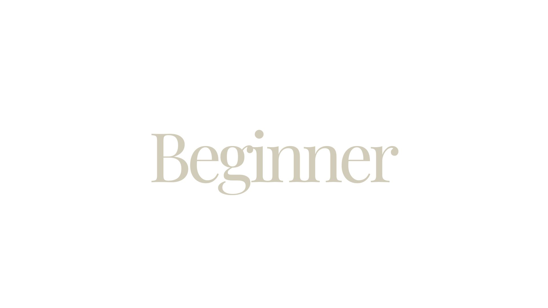 Beginner