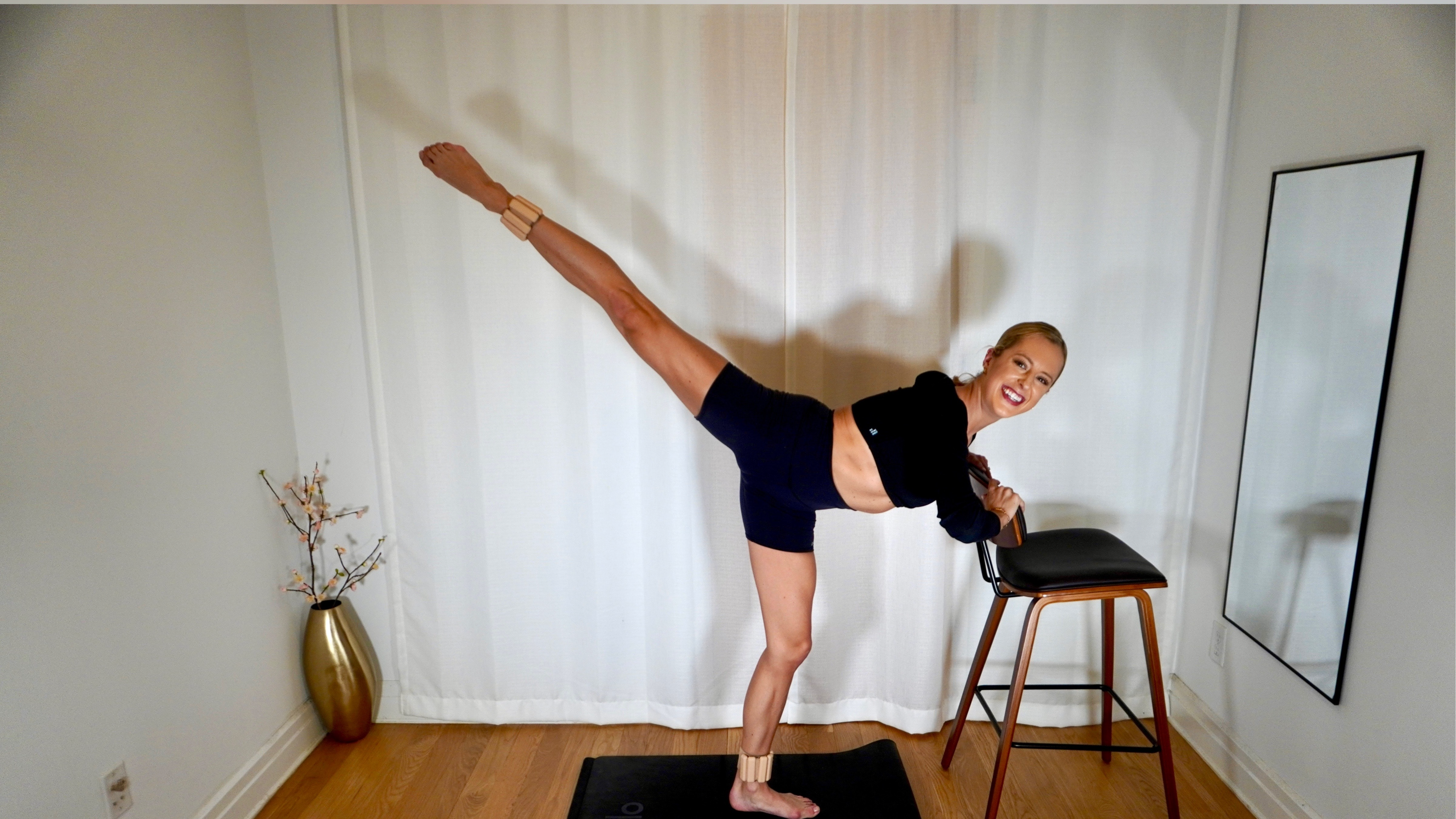 24 Min Power Leg Series (on the mat and standing)