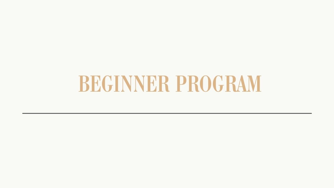 Beginner Program