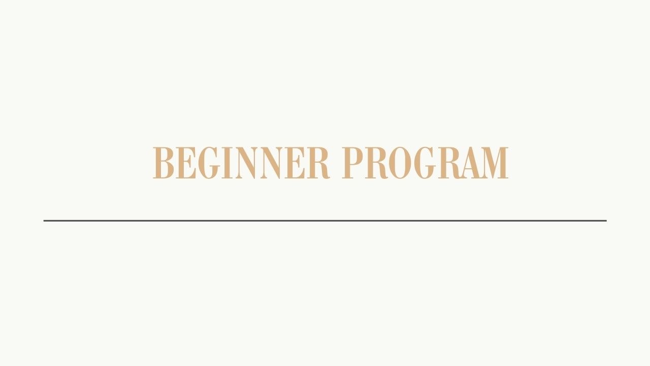 Beginner Program