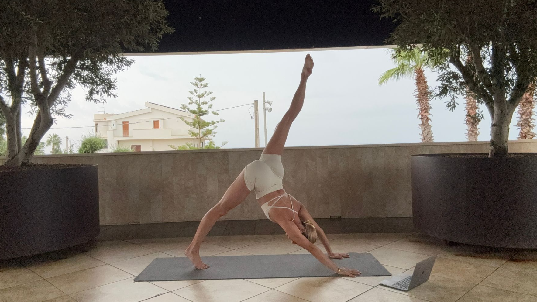 Rainy Morning Stretch in Sicily