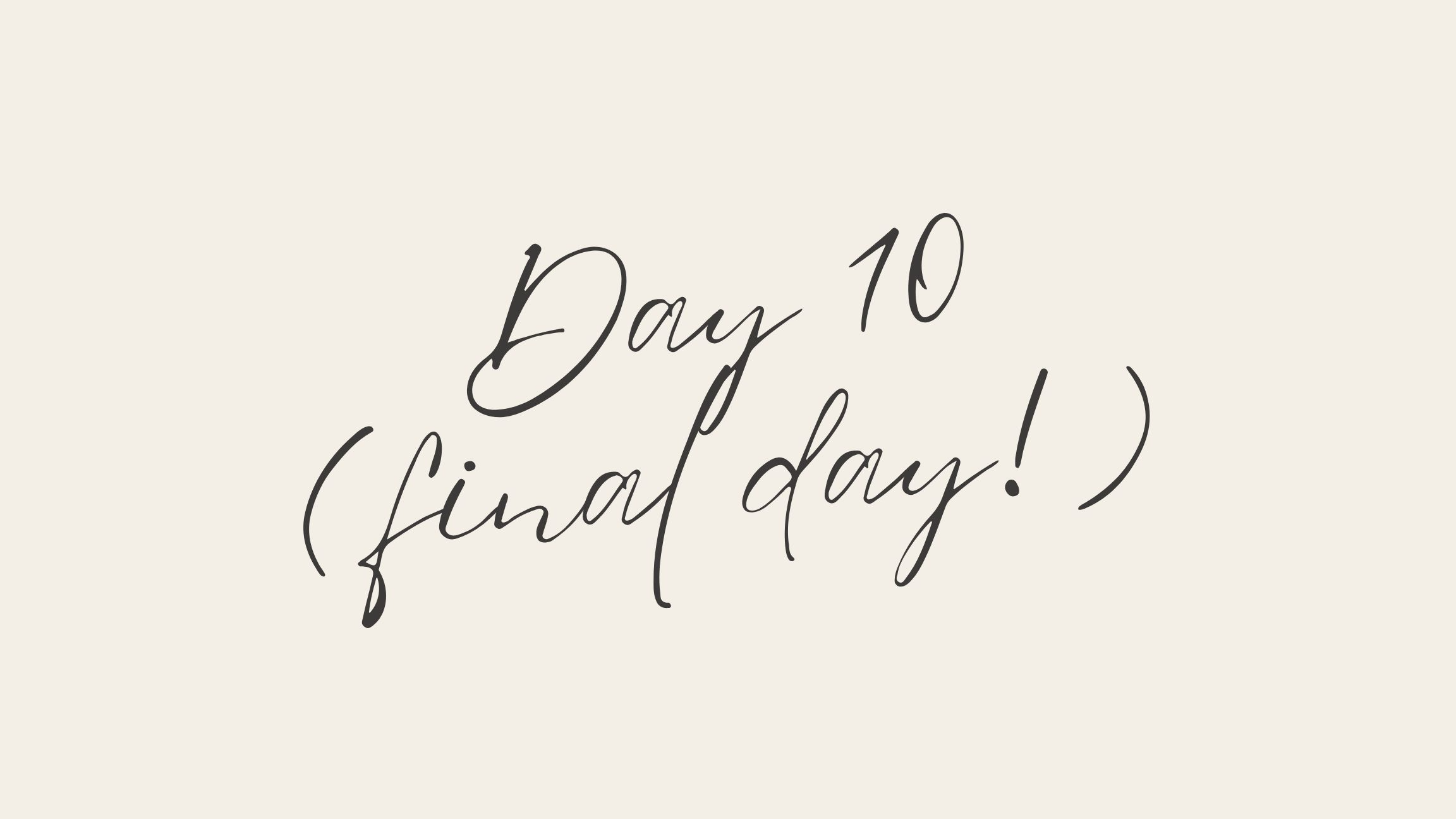 Wedding Strong Sculpt Program - Day 10 (Final Day!)