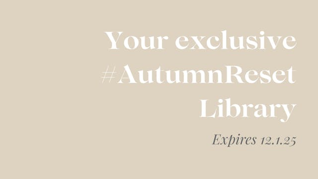 #AutumnReset - Leaving the APP 12.1.25