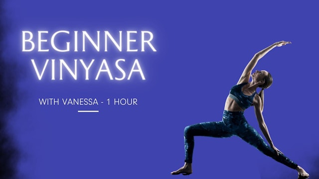 Beginner Vinyasa, 1 hour, Vanessa