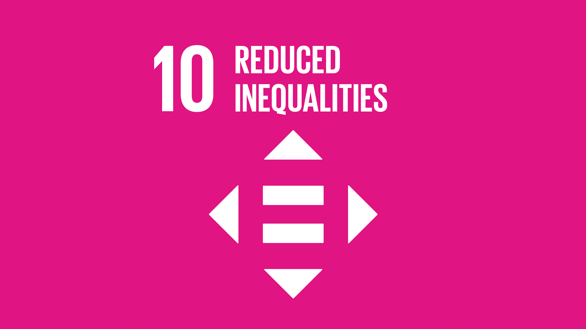 SDG 10: Reduced Inequality