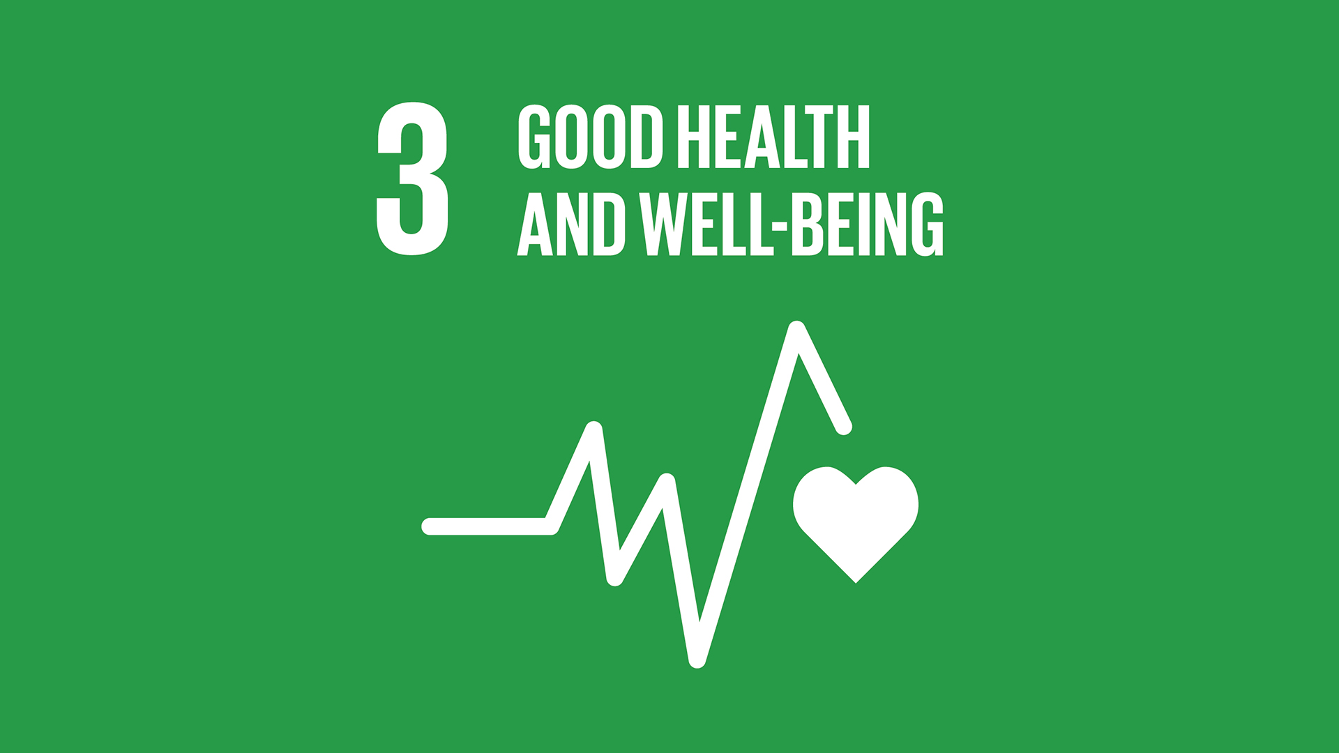 SDG 3: Good Health and Well-being