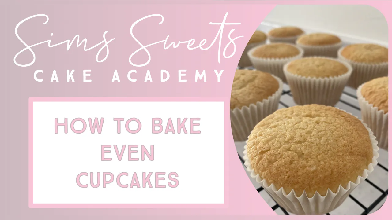 How to Bake Even Cupcakes - Tutorials - Sims Sweets Cake Academy
