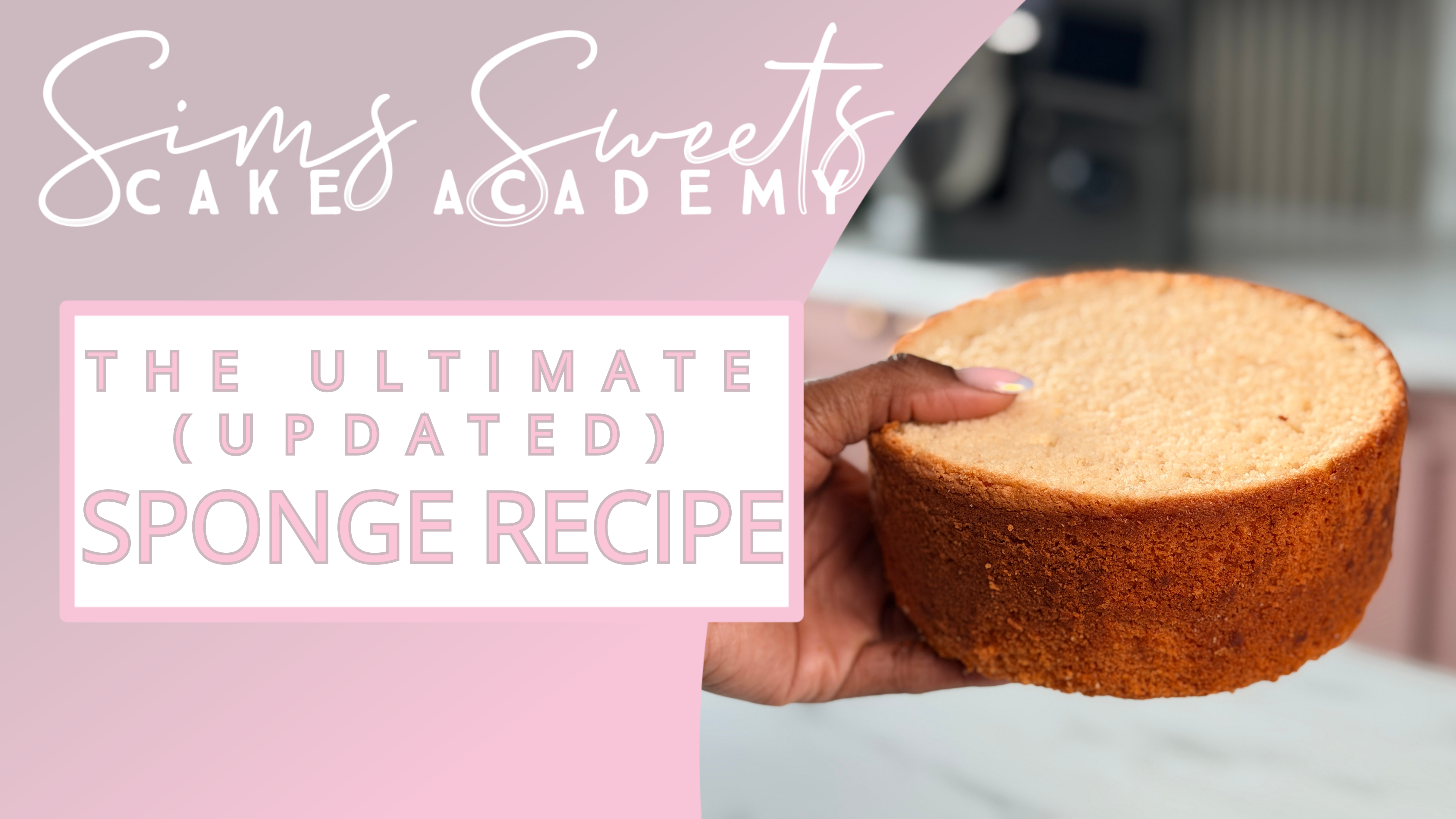 Updated Sponge Recipe