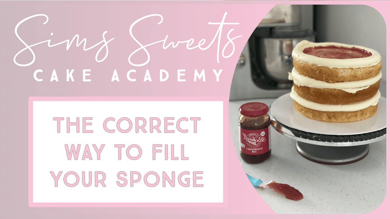 Sim2 Sponge The Correct Way to Fill your Sponge - Tutorials - Sims Sweets Cake Academy