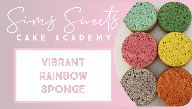 Vibrant Rainbow Sponge 