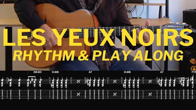 Les yeux noirs - rhythm & play along