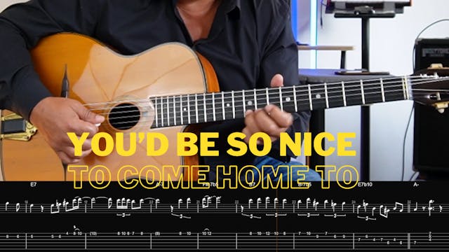 You'd be so nice to come home to - solo