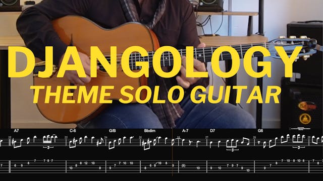 Djangoloy - theme solo guitar