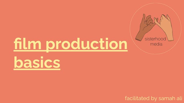 course: film production basics